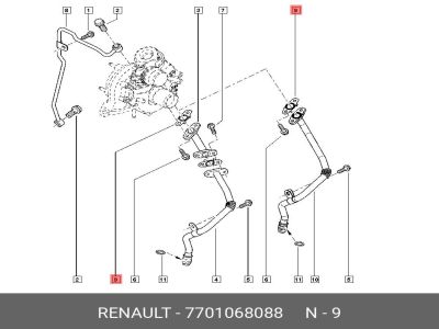 TURBO YAĞLAMA CONTASI TALİSMAN 1.6 DCİ 130bg