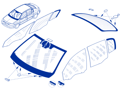 SAĞ ARKA KAPI CAMI (KOYU)