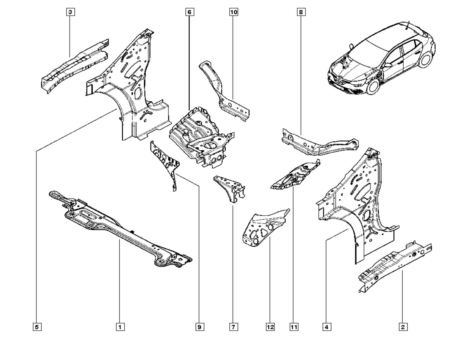 SOL ÖN ÇAMURLUK DESTEK SACI
