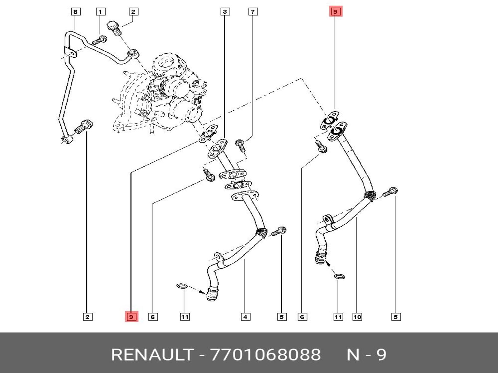 TURBO YAĞLAMA CONTASI TALİSMAN 1.6 DCİ 130bg