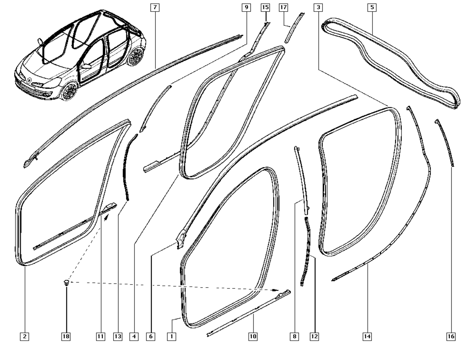 SOL ÖN KAPI ALT FİTİLİ